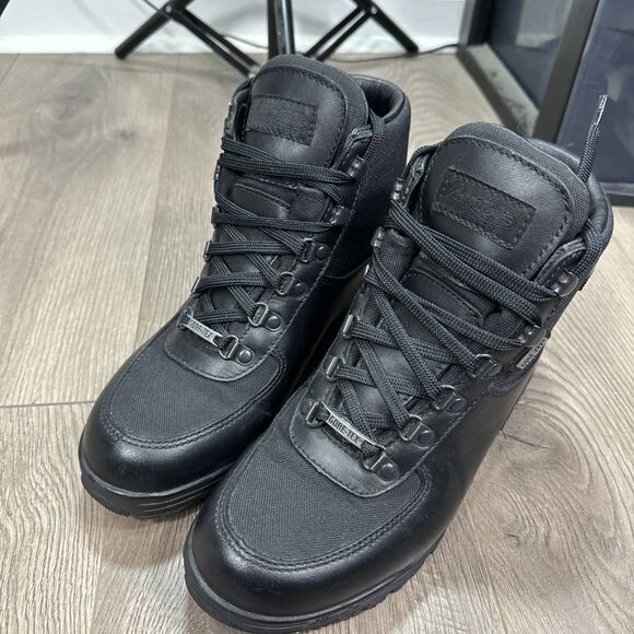 Vasque Skywalk 7052 Black Thinsulate Gore-Tex Leather Hiking Boots Women's Sz 8 - Picture 2 of 10